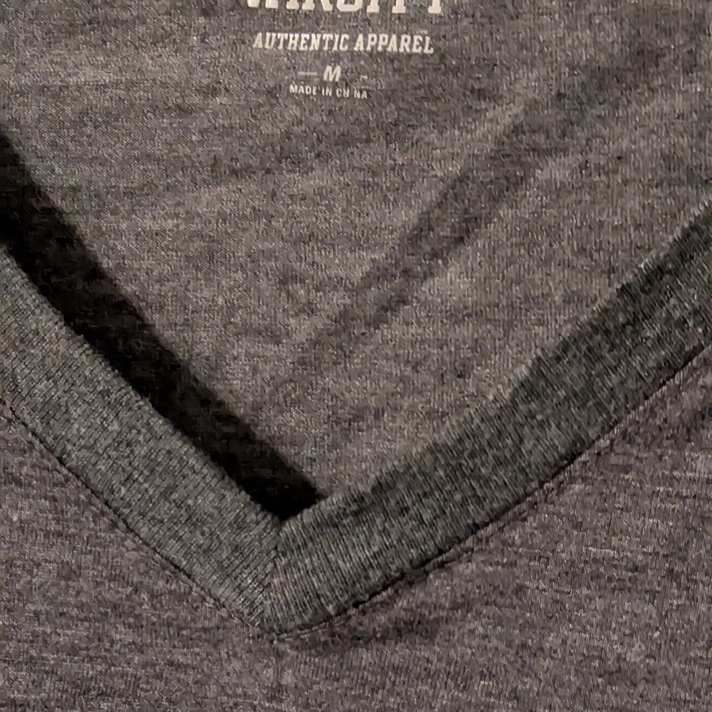 Varsity Women's Charcoal Ohio State V-Neck Tee - Picture 3 of 3